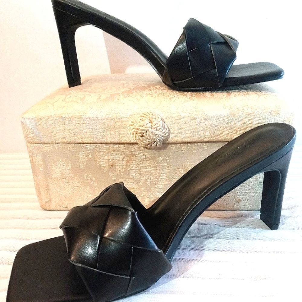 Asos Z_code_Z Exclusive Raw Vegan Woven Mule sz 8